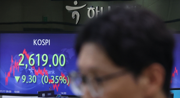 Seoul shares snap 4-day winning streak on profit taking