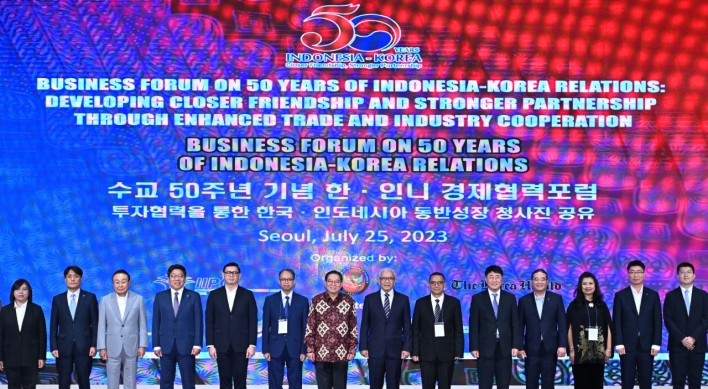 Korea, Indonesia vow to bolster business ties
