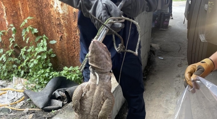 Culprit behind gator scare in Yeongju may have been giant lizard