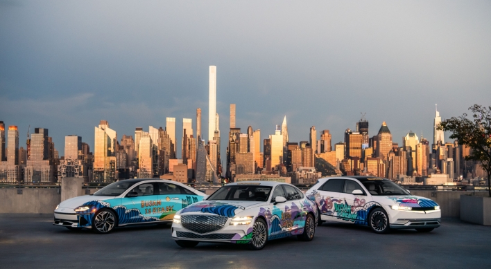 [Photo News] EVs in NYC to promote Busan Expo bid