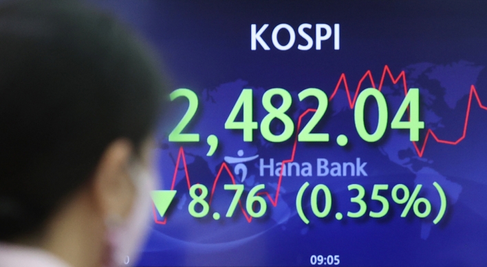 Seoul shares open lower amid woes over Fed's drawn-out rate hike cycle