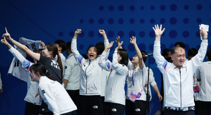 S. Korea wins gold in women's badminton, 1st since 1994