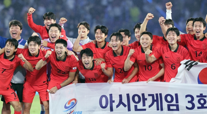 S. Korea defeat Japan for 3rd straight men's football gold