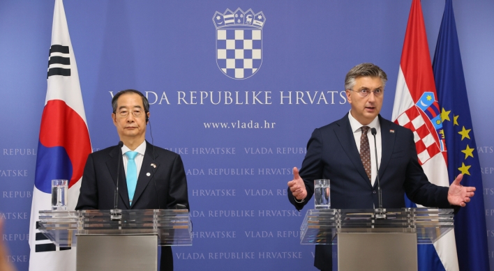 S. Korea, Croatia upgrade relations to 'comprehensive future-oriented partnership'