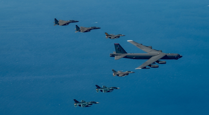 S. Korea, US, Japan stage first-ever aerial exercise in face of NK threats