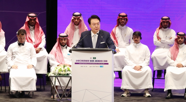 Touting historic ties with Saudi Arabia, Yoon calls for new partnership for growth