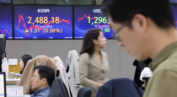 Seoul shares end nearly flat amid signs of cooling US inflation