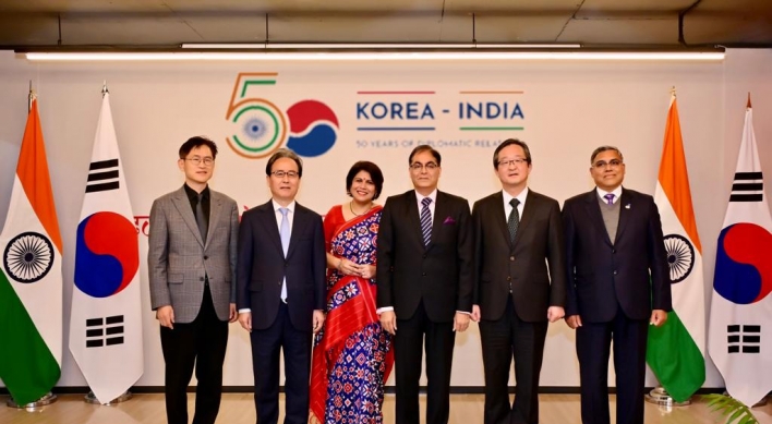 India pledges to deepen ties with S. Korea, marks 50 years