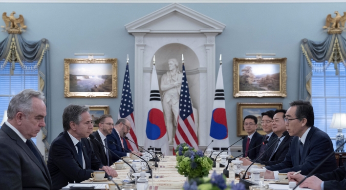 Cho, Blinken hold talks over N. Korean threats, trilateral cooperation with Japan