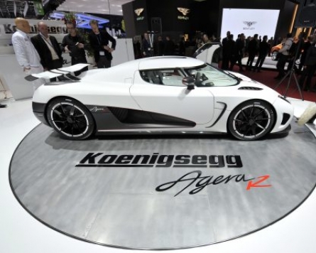 A new Koenigsegg Agera R car