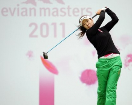 Ahn shares lead at Evian Masters