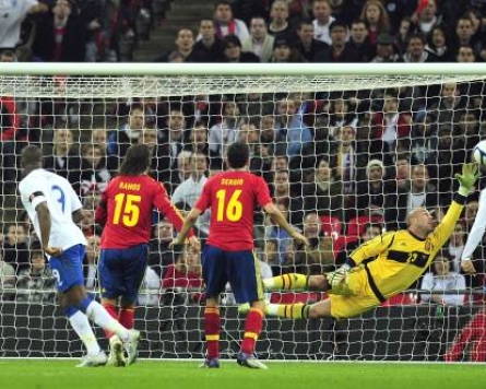 England shuts out Spain 1-0