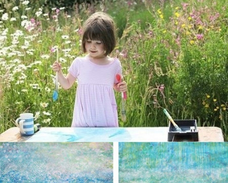 Paintings by 3-year-old British girl with autism stun the world