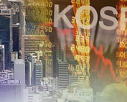 Korean stocks trade higher late Monday morning