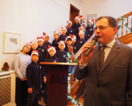 Christmas reception at UK Embassy