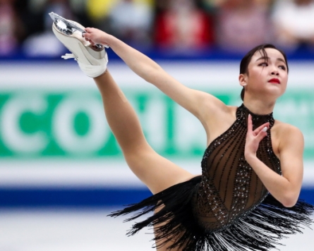 S. Korean Lim Eun-soo finishes 10th at figure skating worlds