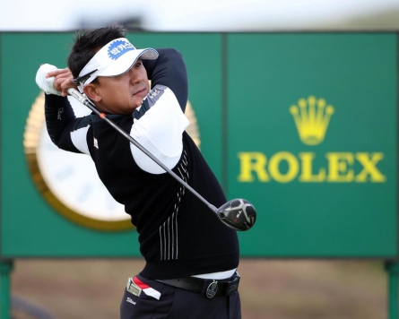 Golf-Korean duo An and Park on the rise at British Open