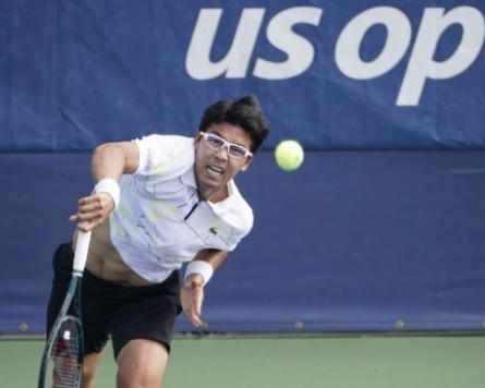 Chung Hyeon rallies to take 1st round match at US Open