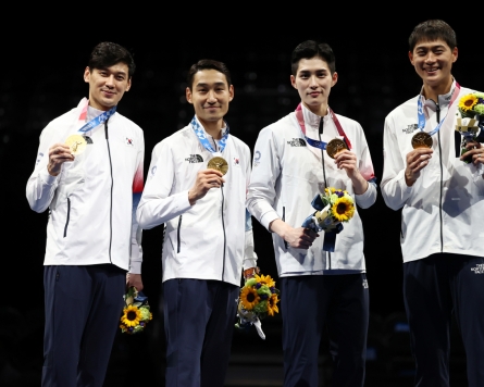 [Tokyo Olympics] Gold medal just the beginning for S. Korean sabre fencing
