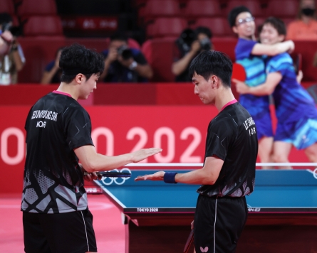[Tokyo Olympics] S. Korea falls to Japan to miss out on bronze in men's team table tennis
