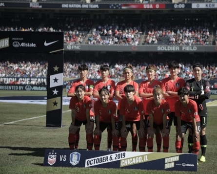 S. Korea to face top-ranked US in women's football friendlies in Oct.