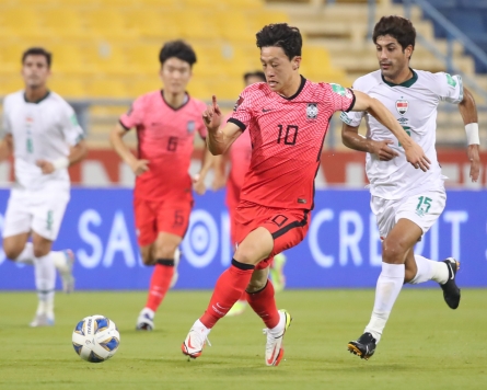 S. Korea blank Iraq to extend undefeated run in World Cup qualifying campaign
