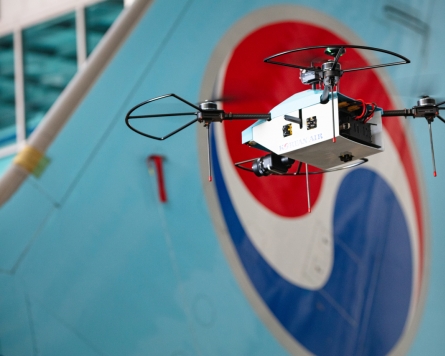 [Photo News] Korean Air drones inspect airplanes