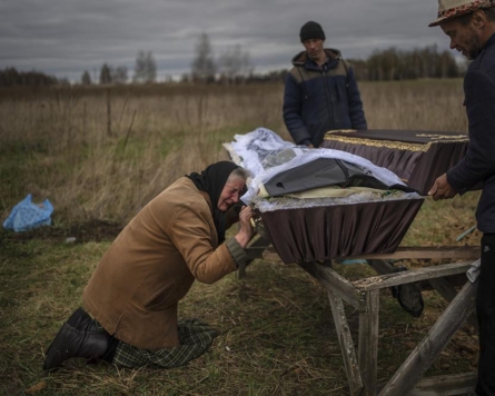 [Newsmaker] 'I feel so lost': The elderly in Ukraine, left behind, mourn