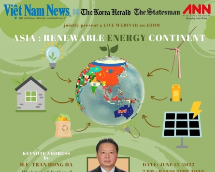 Asia: Renewable Energy webinar invitation