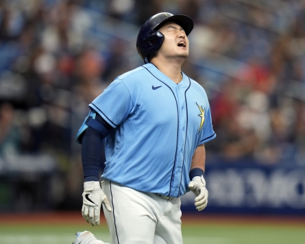 Subject to trade speculation, Rays' Choi Ji-man tops 2021 RBI total