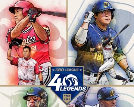 Right-handed sluggers added to KBO's 40th anniversary team