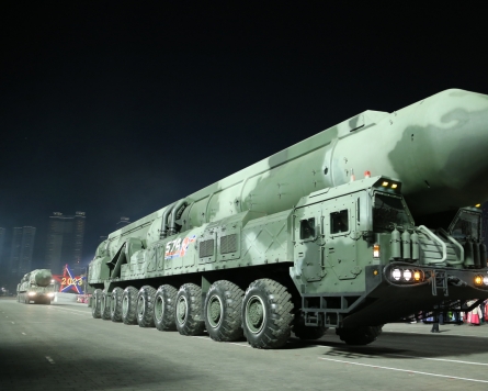 N.Korea unveils likely new solid-fuel ICBM