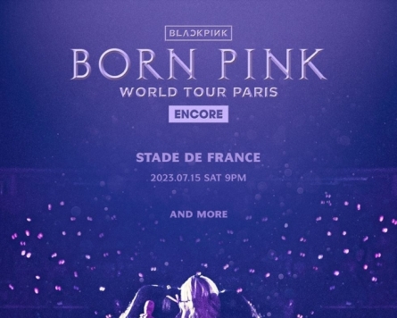 [Today’s K-pop] Blackpink to hold encore concert in Paris