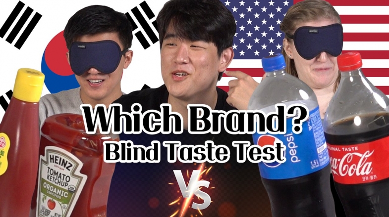 [Video] When foreigners and Koreans try Coca-Cola vs. Pepsi & Heinz vs. Ottogi ketchup blindfolded