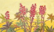산수로 유명한 이인실화백,꽃그림에 도전하다