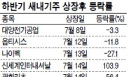 우량 새내기株 폭락장서 선전 ‘눈길’