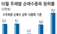 10월 반등장…개미들만 기었다