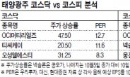 죽쑤는 태양광株…코스닥선 선방?