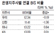 IFRS도입 영향…은행지주사 BIS비율 하락