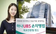 하나대투證, ‘하나UBS  손자병법 목표전환형 채권혼합형 펀드’ 판매