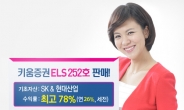 <생생코스피>키움증권, 연 최고 26% 수익 ELS 252호 판매