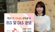 SK증권, 최고 연 19.6% 수익추구 ELS 및 DLS 공모