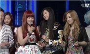 소녀시대 유닛 태티서, 3주 연속 1위…트리플크라운 영예