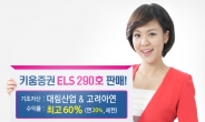 키움증권, 연 최고 20% 수익 ELS 290호 판매