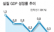 2분기 GDP 0.3%로 추락