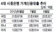 은행권엔 신용대출 몰리고…