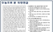 국민연금 관련 수능 출제…공단 직원 자부심