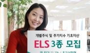 하나대투證, 최고 연 11.1% ELS등 3종 모집