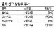 저평가 매력 새내기주 강세