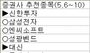 <증권사 주간추천주> SK하이닉스 주목…갤S4 관련주도 관심